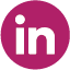 linkedin pink icon